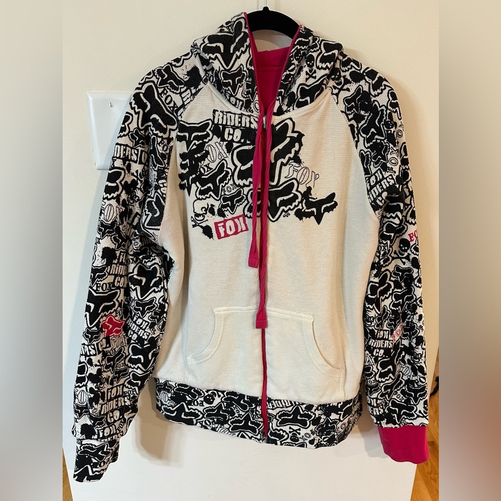 FOX Racing Women’s Reversible Zip Up Hoodie Size XL